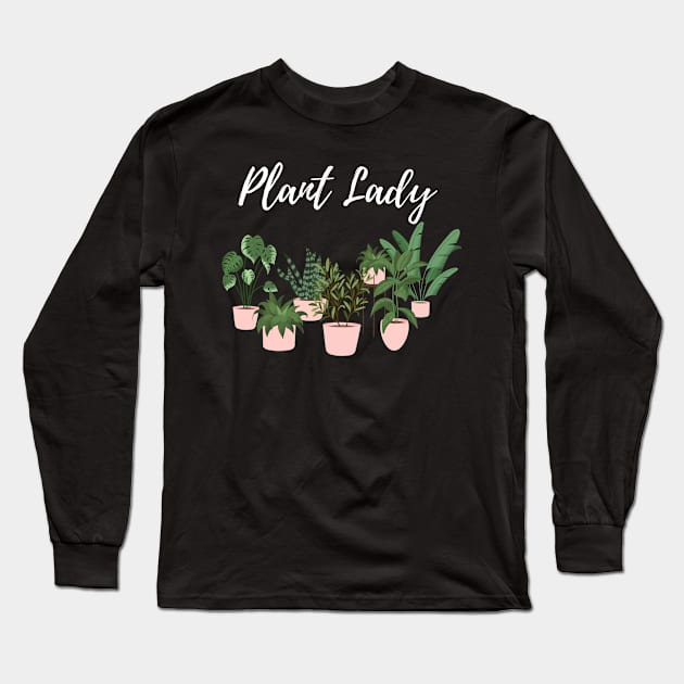 Plant Lady Long Sleeve T-Shirt by TeeNZ